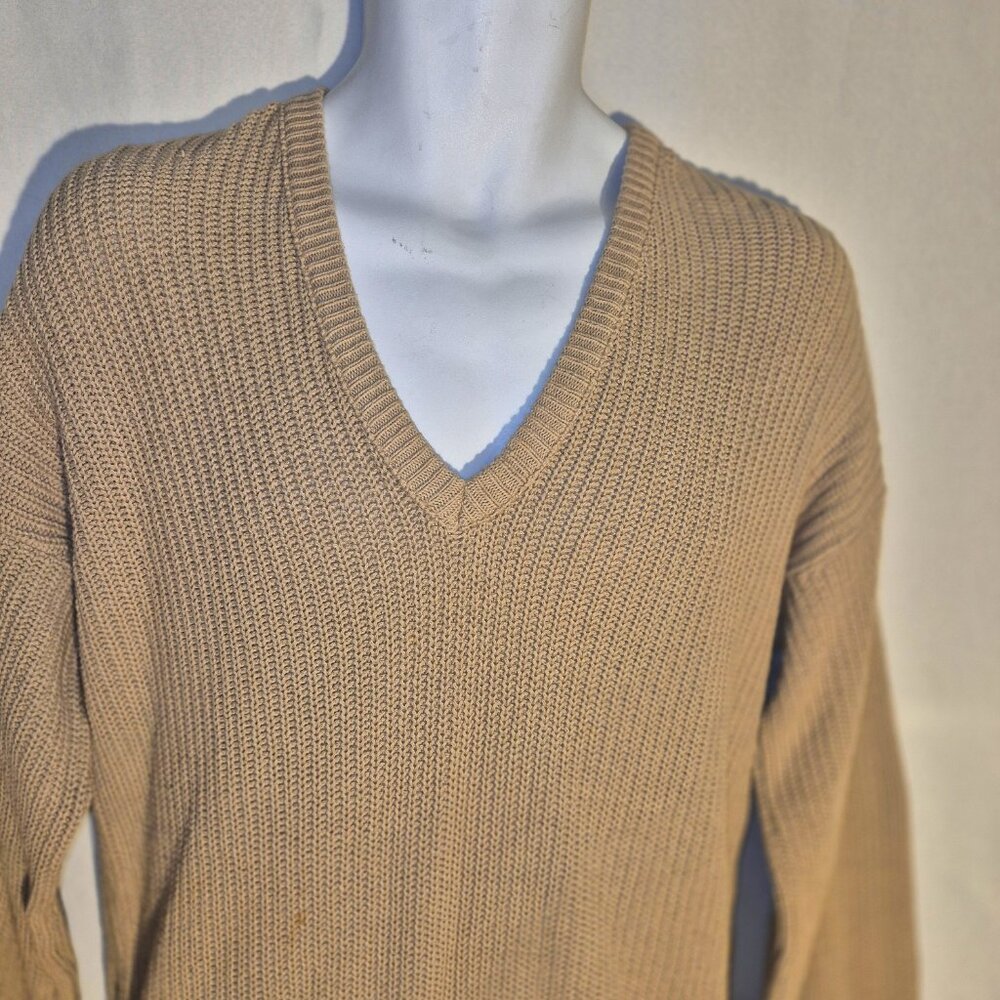 MICHAEL RICHARDS Gold Knit sweater, Large - Picture 5 of 13
